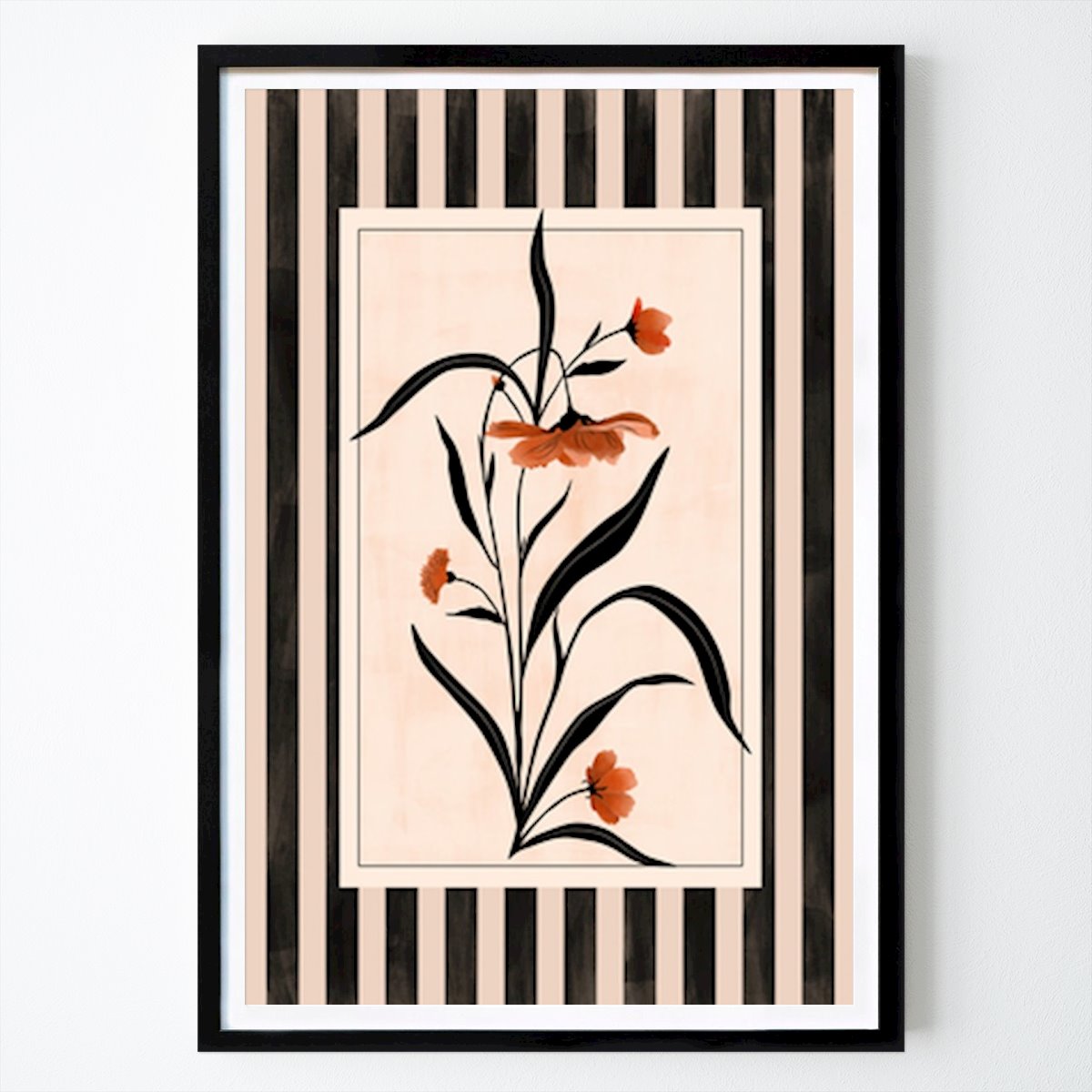 Botanical Poster: Minimalist Floral Elegance by Elena Ristova