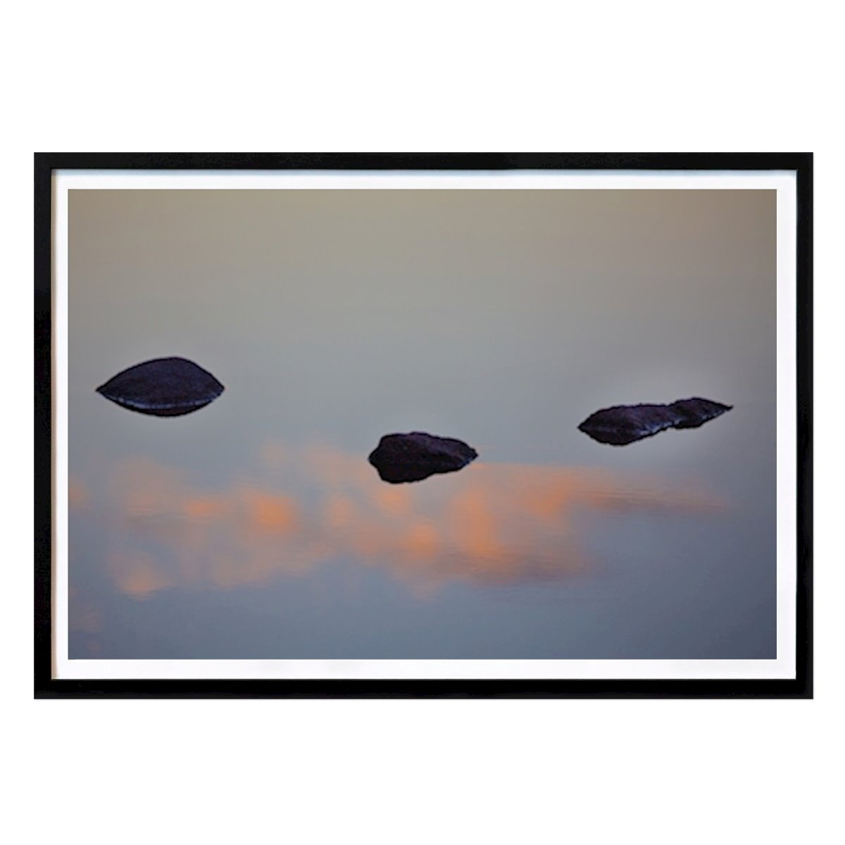 Natur Poster: Schwebende Steine von Kristina Kluthke