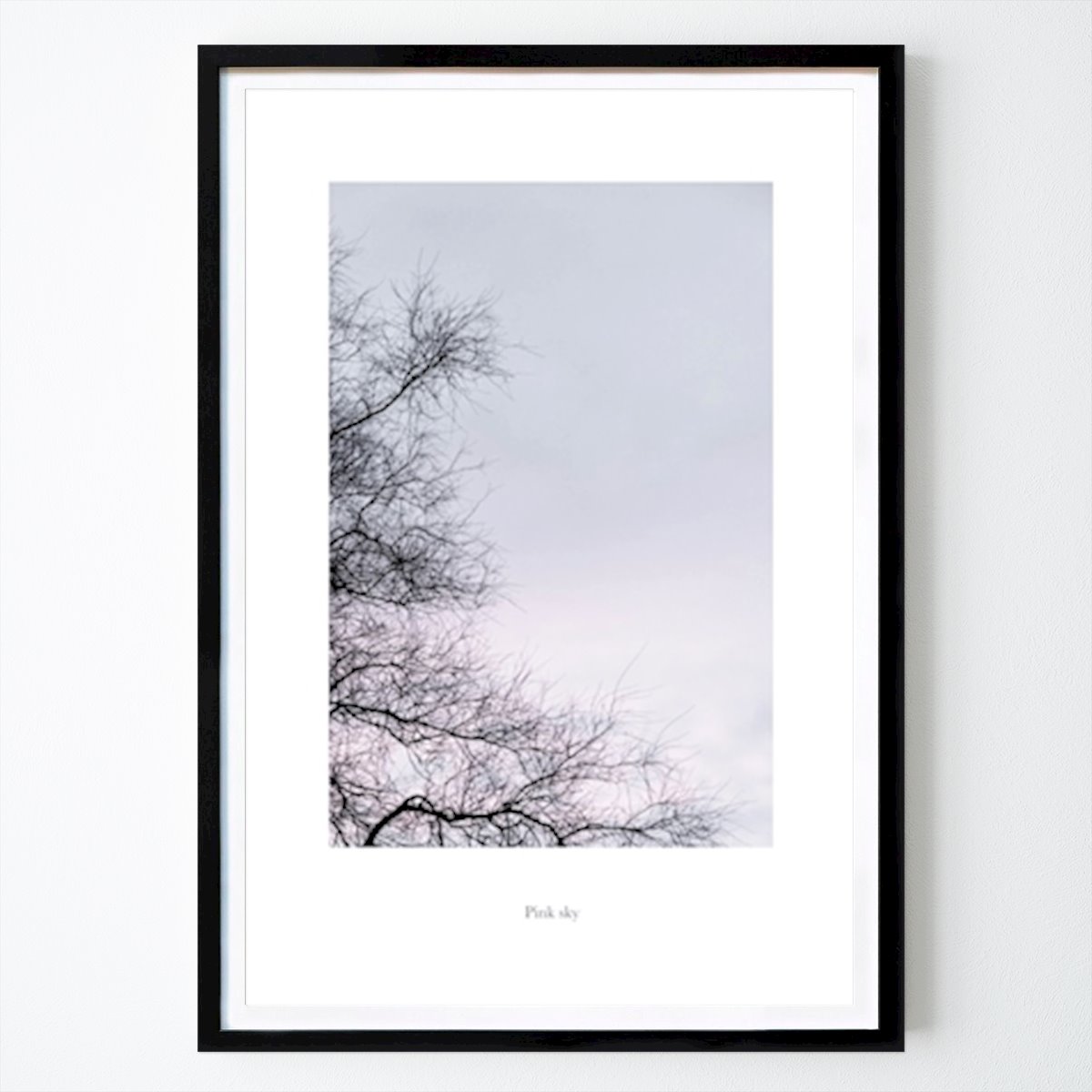 Blumen & Pflanzen Poster: Rosa Himmel von Linda Abrahamsson