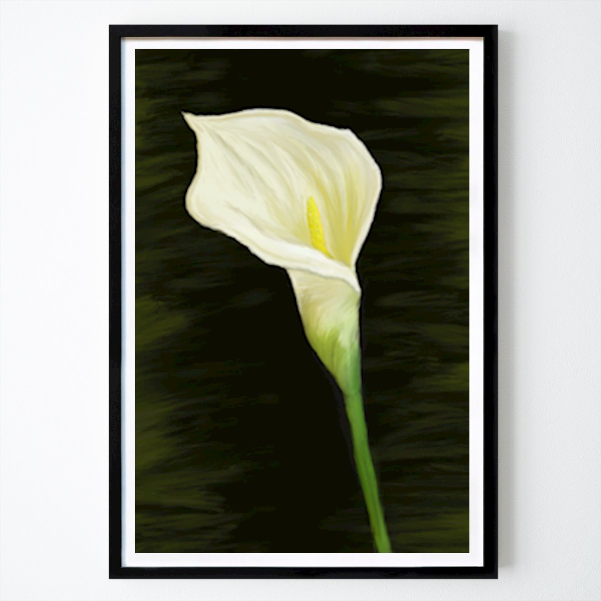 Fleurs & Plantes Affiche: Appel blanc par Erna Velic