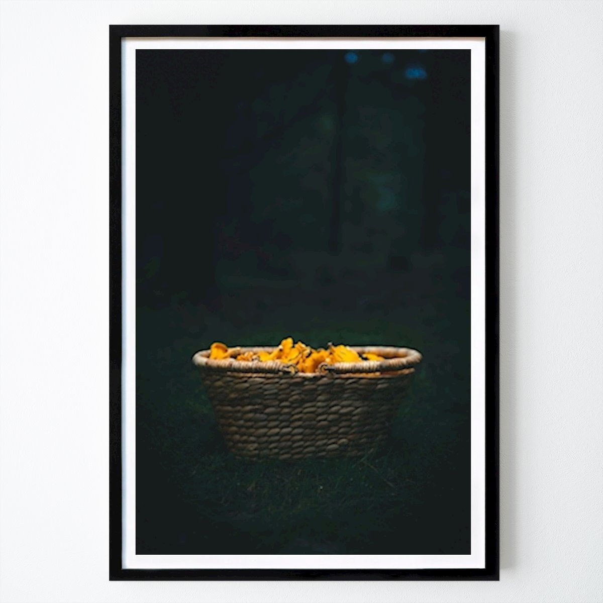 Abstrakt Plakat: Kantarell kurv av Johan Ekström