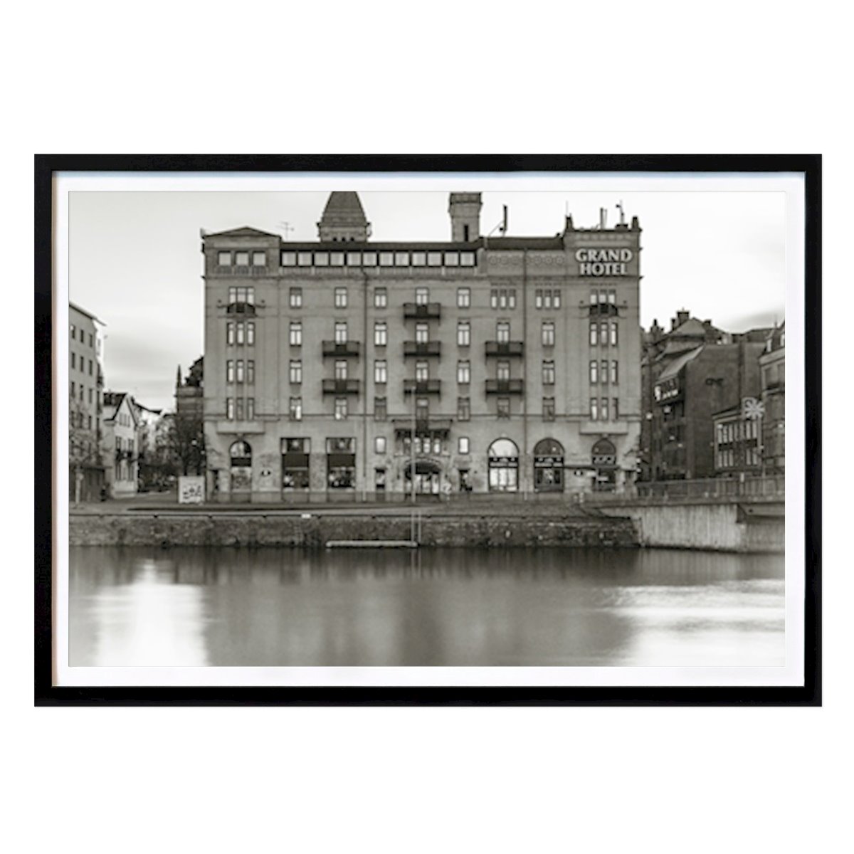 Stockholm Plakat: Grand Hotel-bygningen av Andreas Olsson