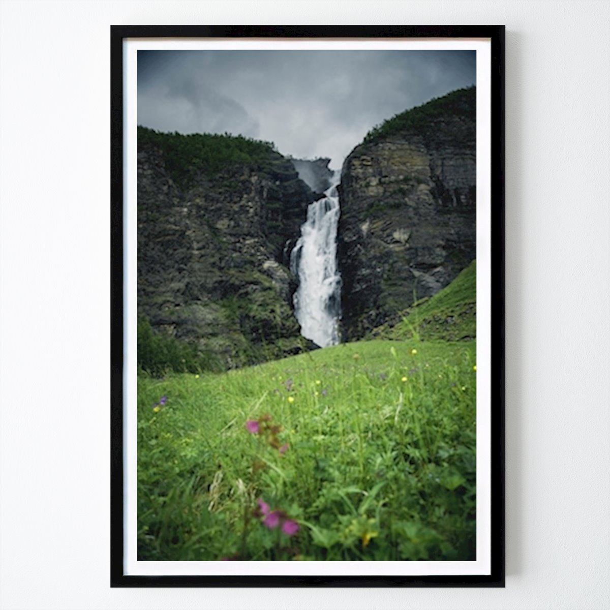Botanical Poster: Waterfall by Marita Steinsvik