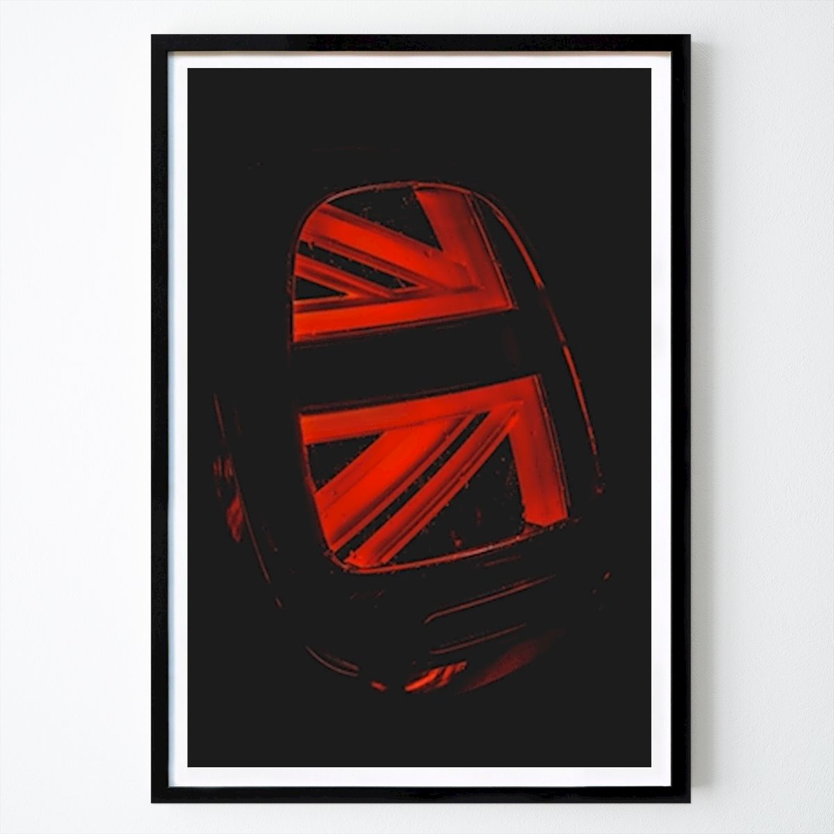Londres Poster: Luz britânica de um Mini Cooper de Vincent ROMAIN
