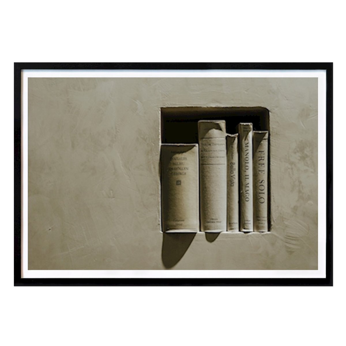 Arkitektur & Design Plakat: Vegghylle med bøker av Paolo Francesco Garavaglia