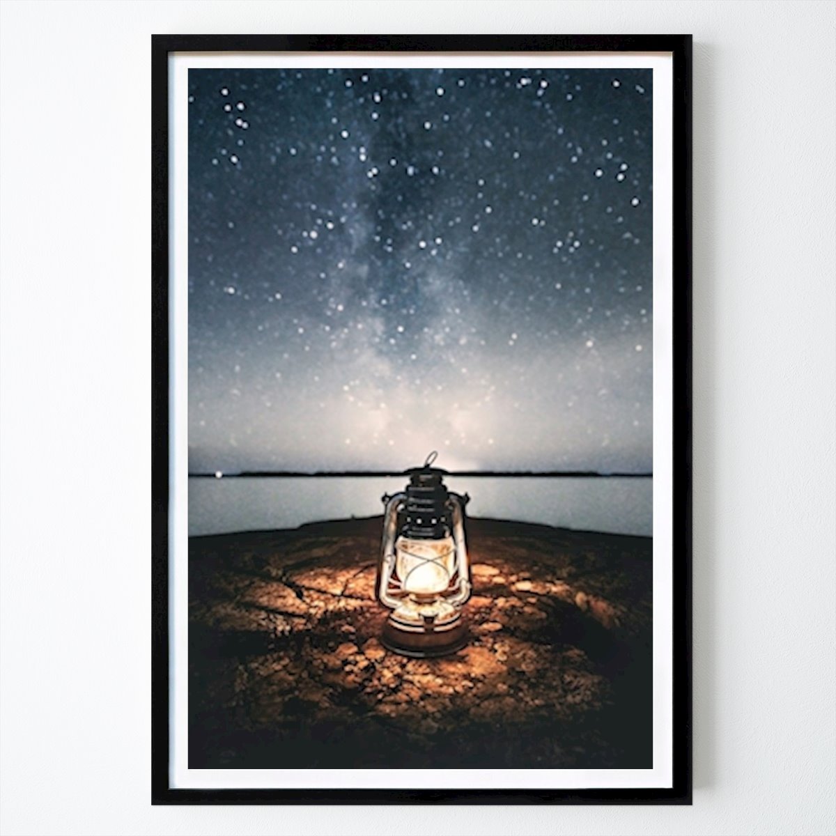 Places & Cities Poster: Hurricane lamp by Tomi Pohja