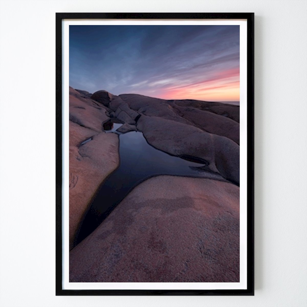 Natur Poster: Röd Granit av Christer Sjöberg
