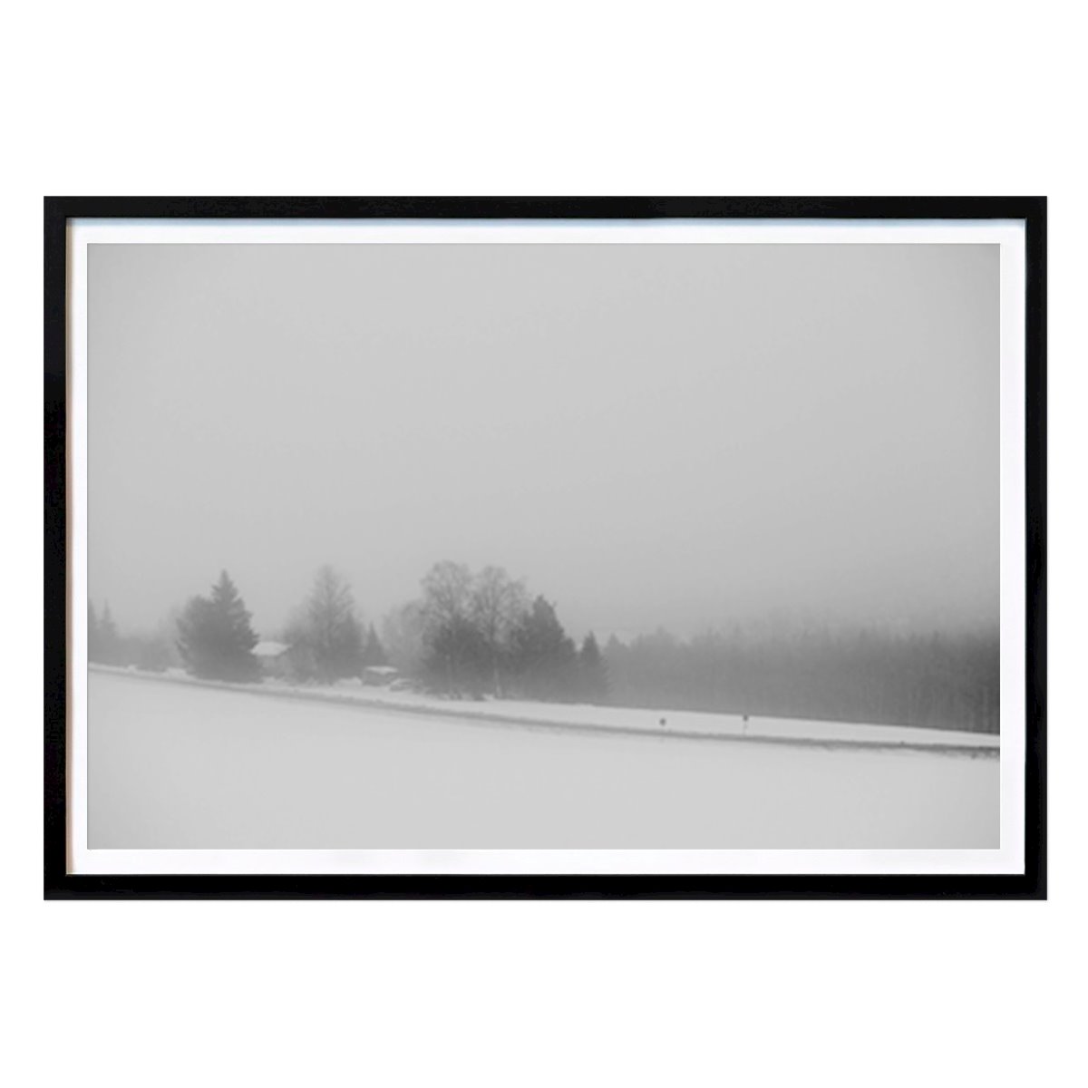 Places & Cities Poster: Winter fog by Helen Shippey