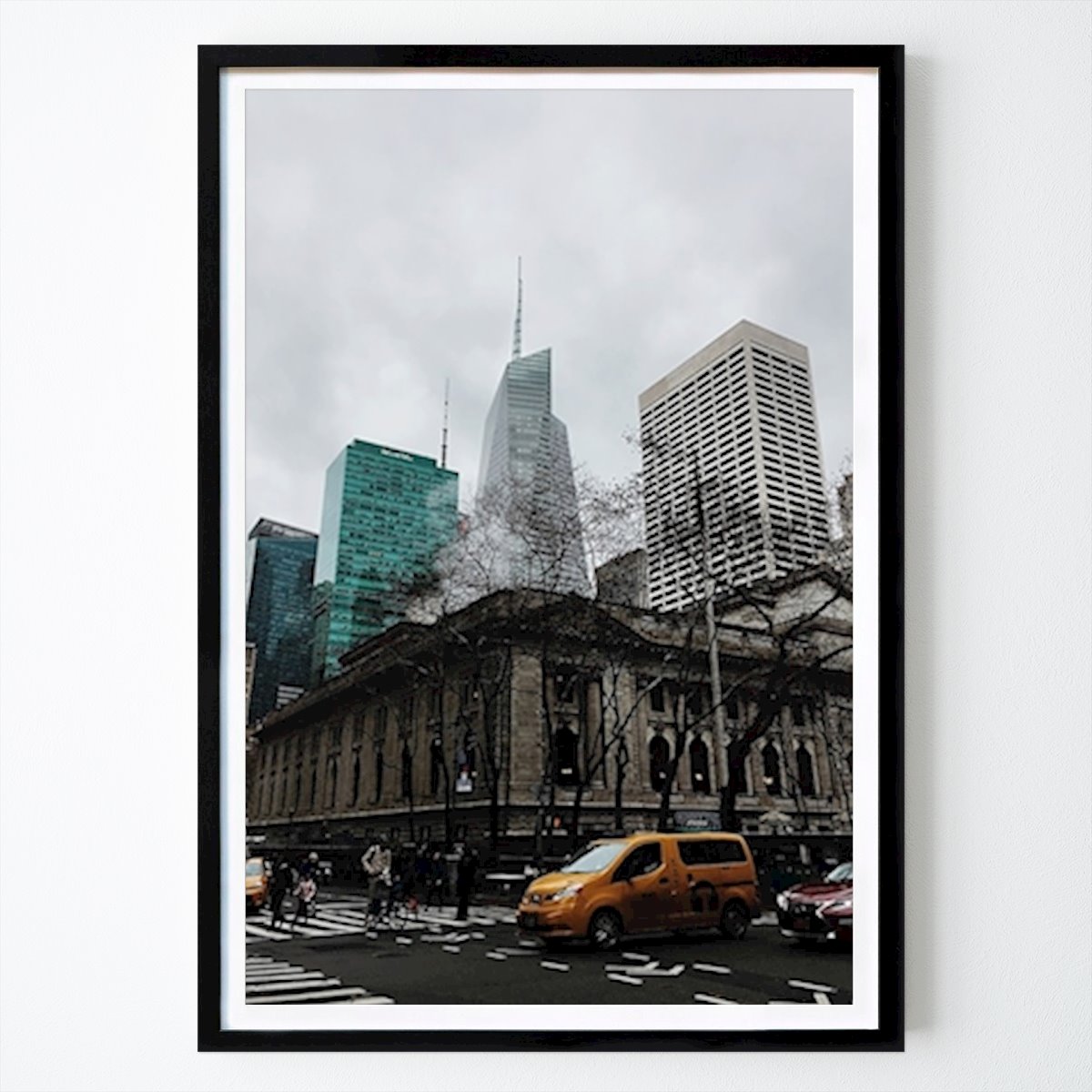 New York Poster: New york library av Linnéa Castenfall