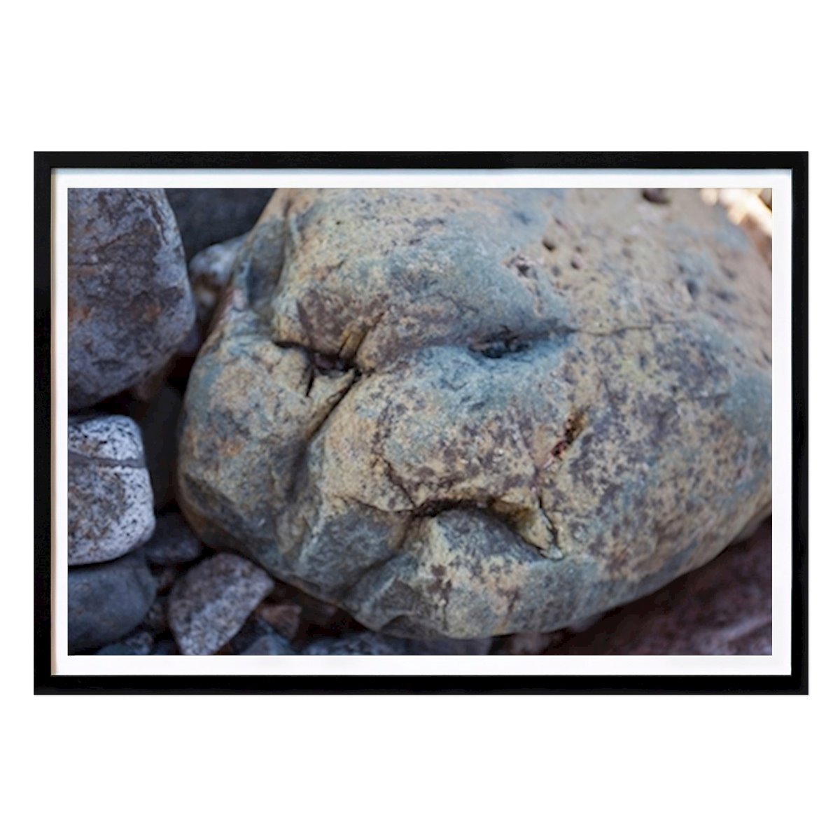 People & Portrait Poster: Stoneface by Anders Englund