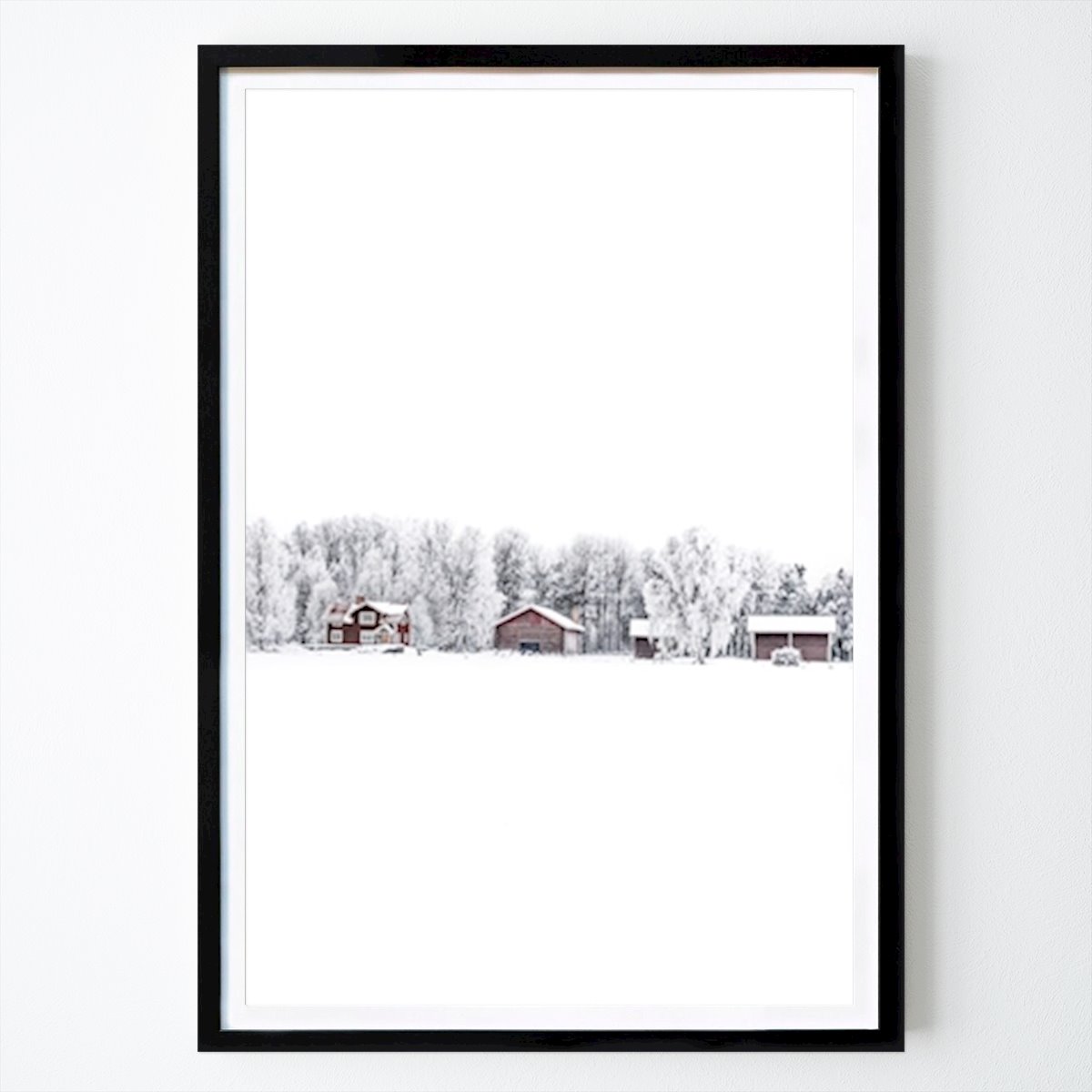 Landen & Steden Poster: Winter in Dalarna van Pernilla Enmalm