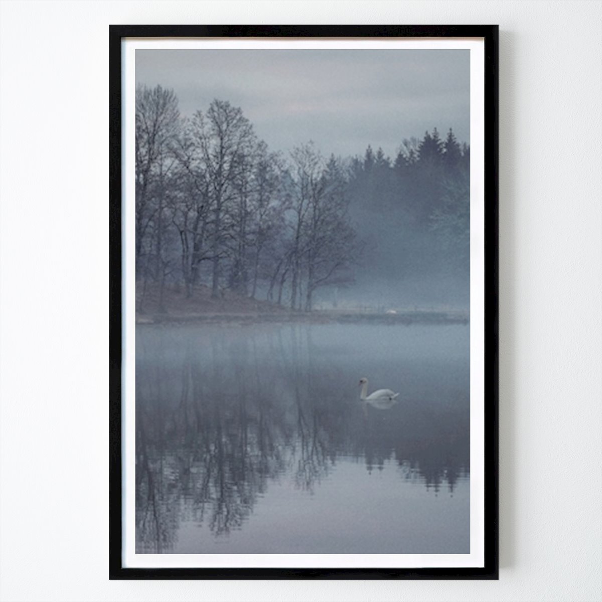 Dzieci Plakat: Jezioro łabędzie autorstwa Anders Green