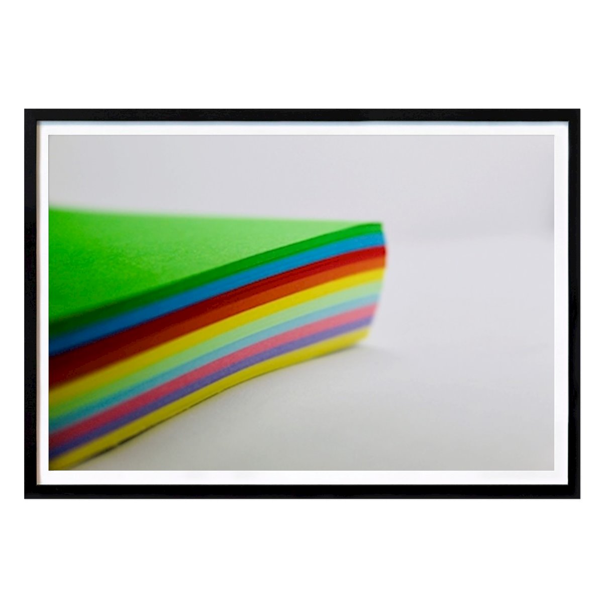 Artistic Poster: Colour paper by Serge cornu