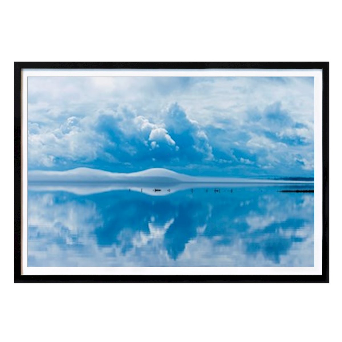 Příroda Plakát: Mraky nad jezerem Siljan od Göran Erlandsson