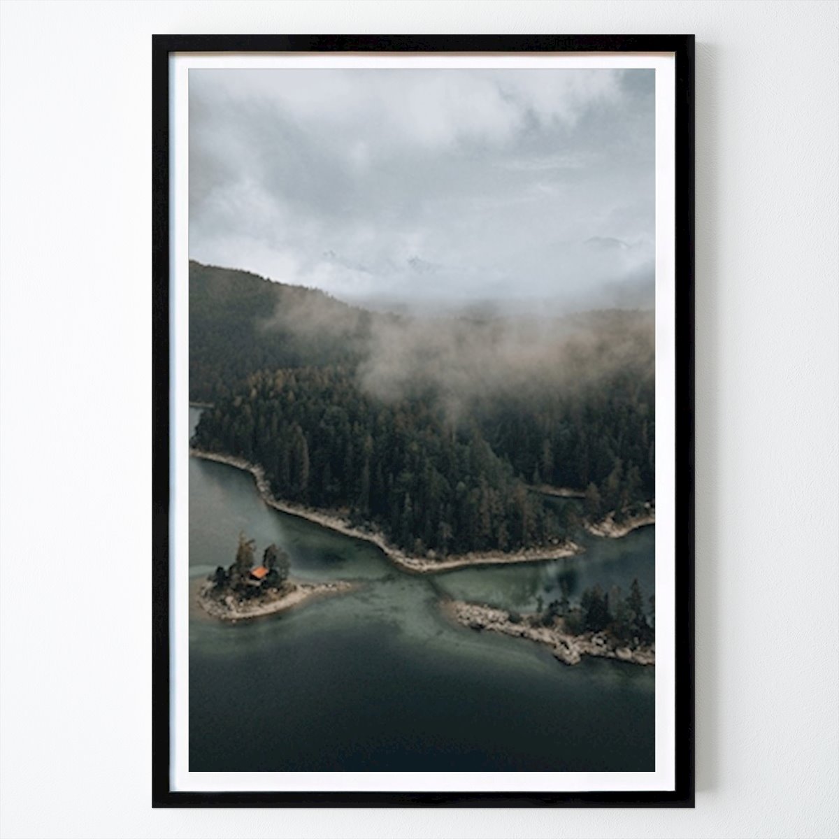 Nature Affiche: Eibsee par Kristof Schmidt