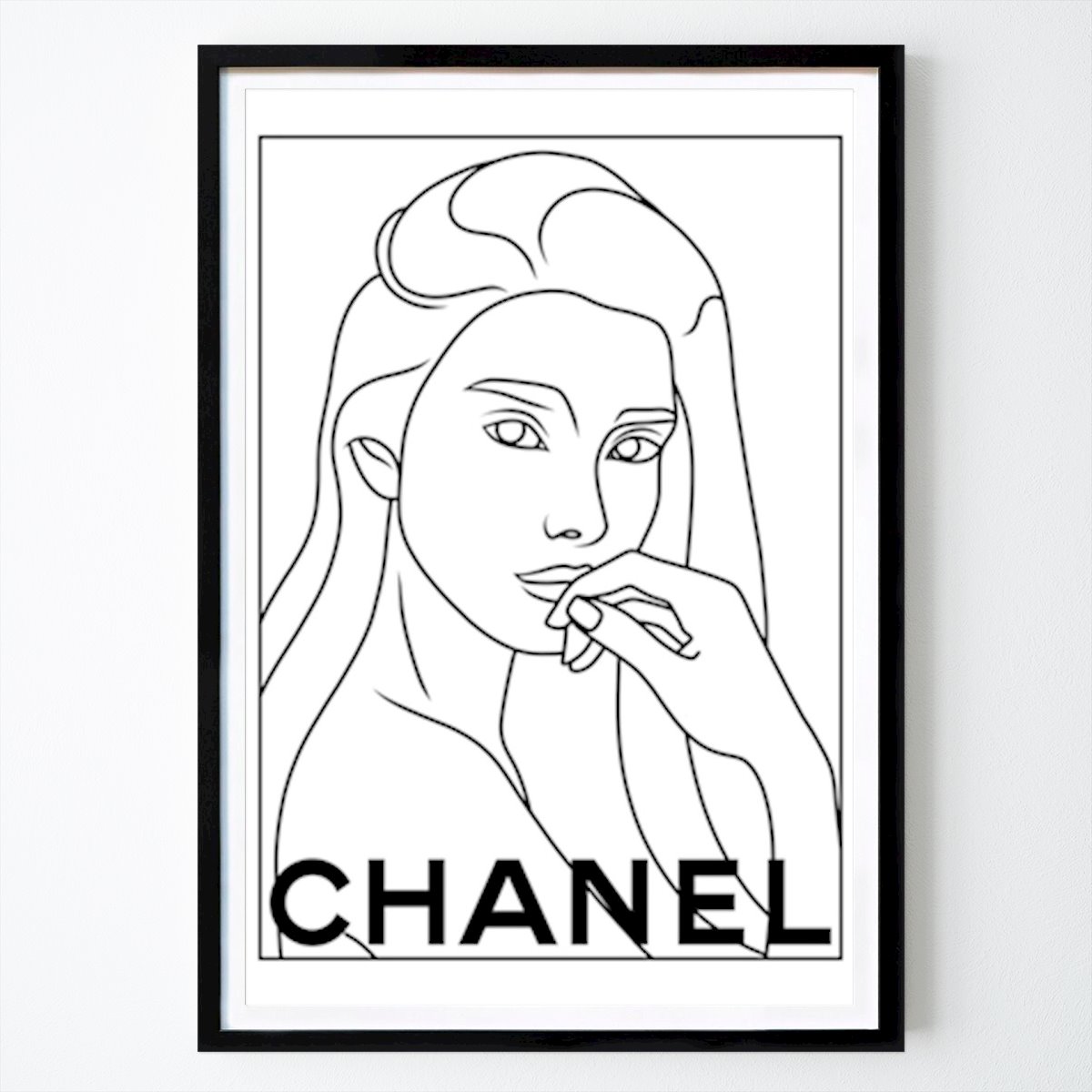 Illustration Poster: CHANEL von Tony Muhonen