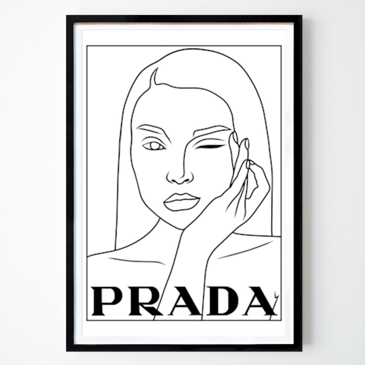 Illustrasjon Plakat: PRADA av Tony Muhonen