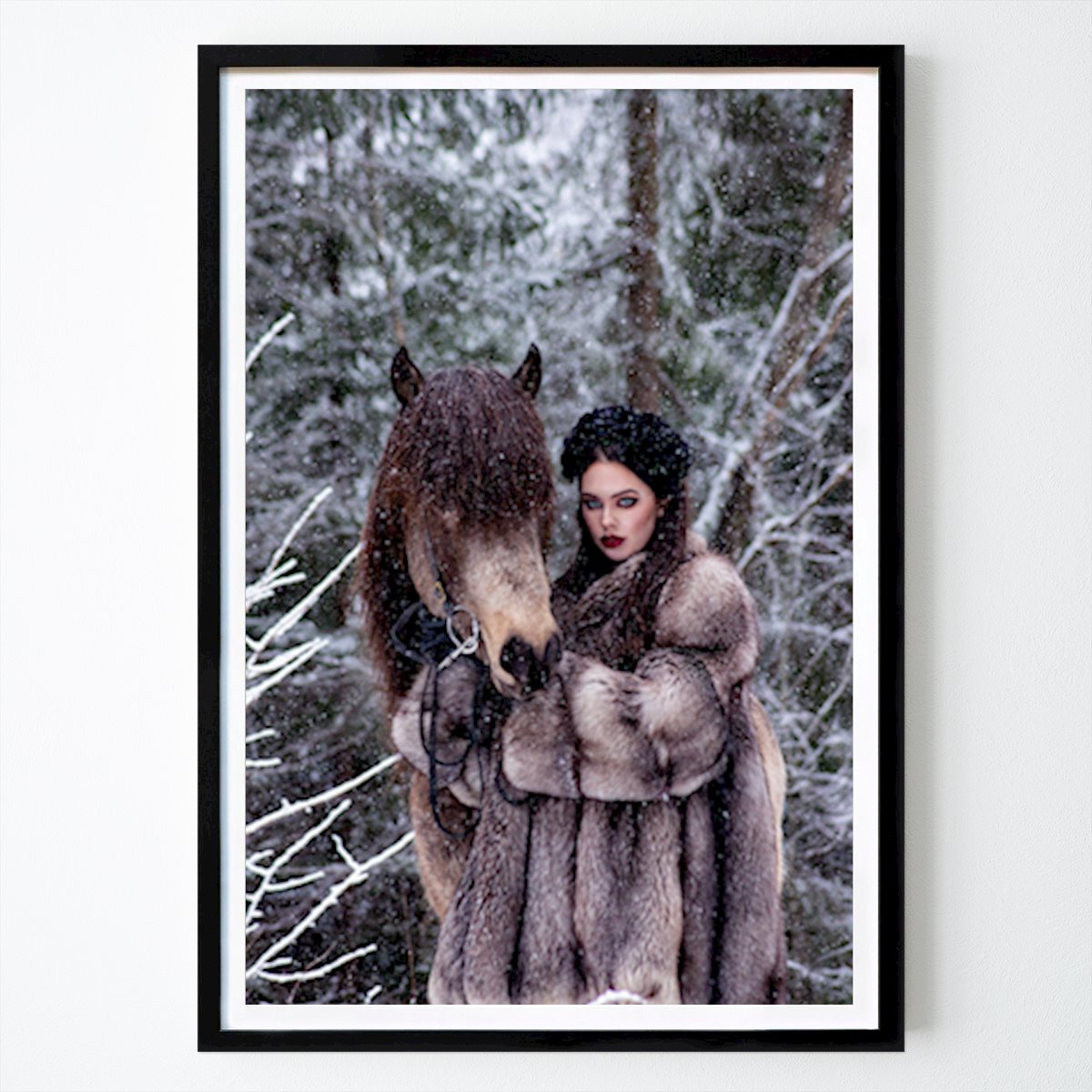 Places & Cities Poster: Ice horse by Filippa Berg