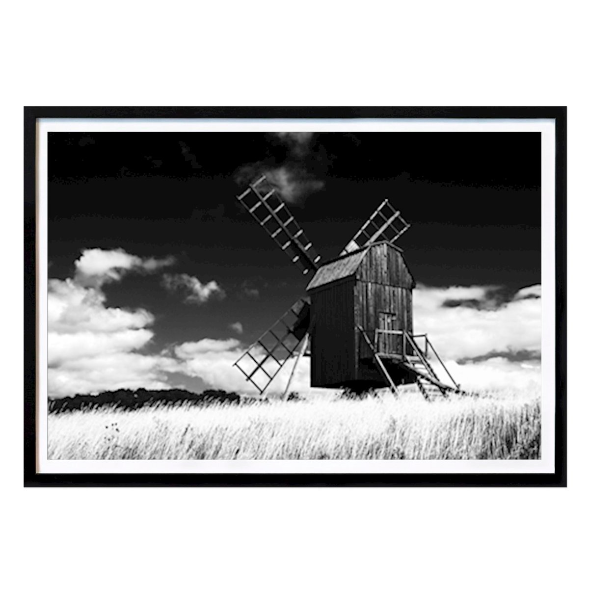 Öland Städte & Länder Poster: Öland Mühle von Roland Magnusson