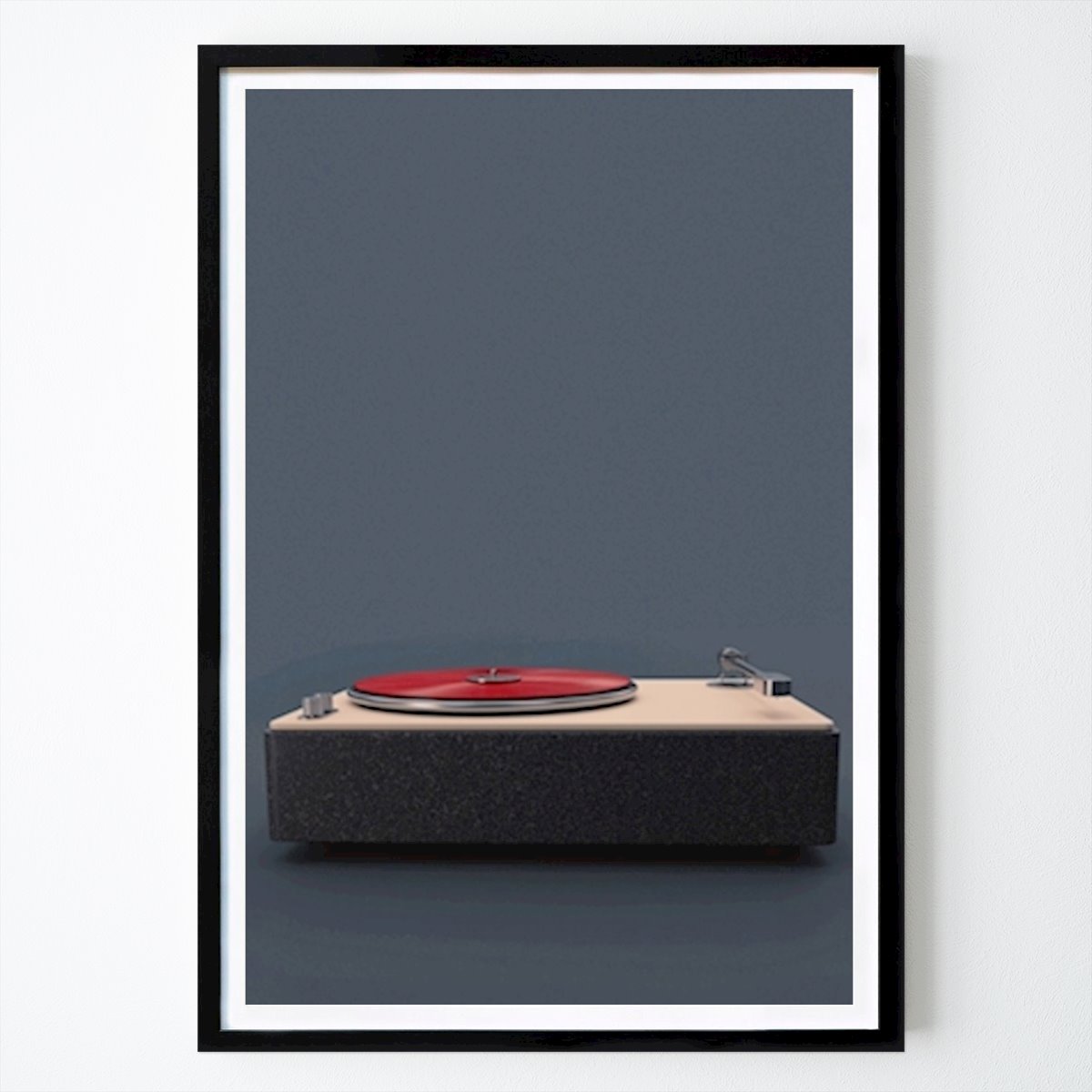 Muzyka Plakat: Gramofon autorstwa Mikael Forsgren