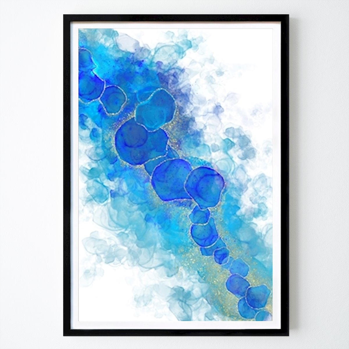 Abstraktes Poster: Ocean Vibe von Lindica Art