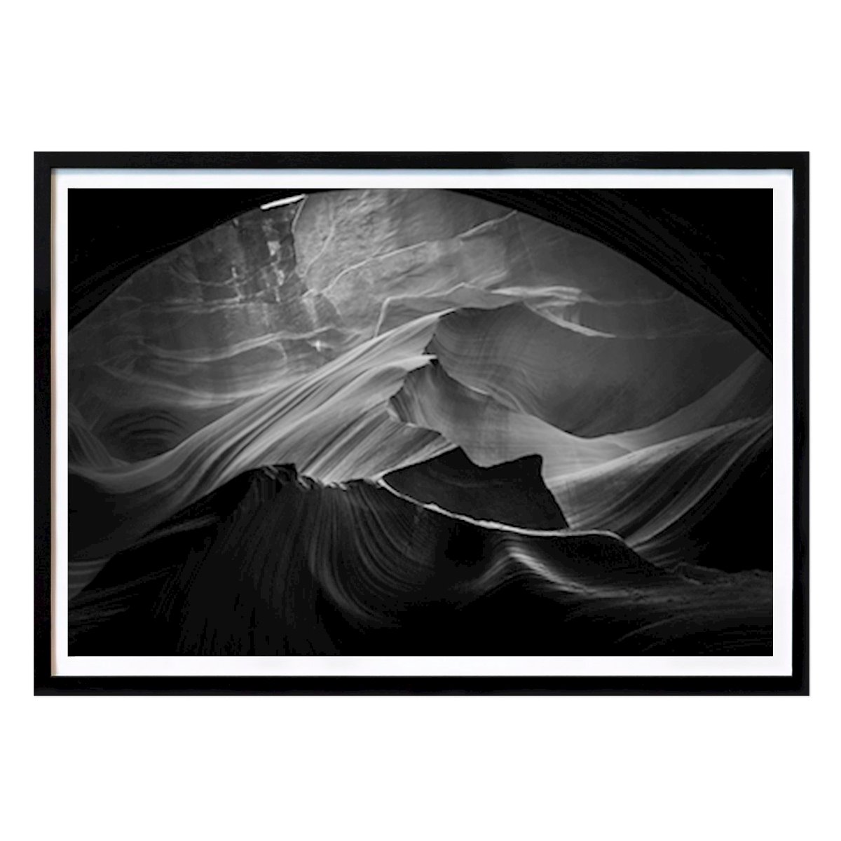 Abstraktes Poster: Antelope Canyon - Wellen von Arthur Inglewood