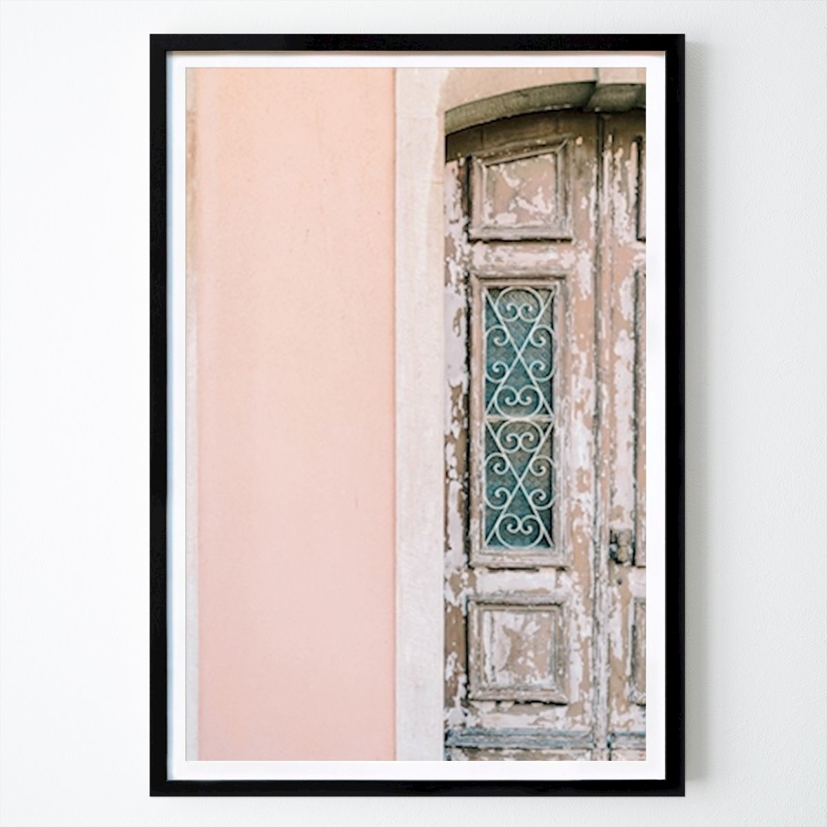 Places & Cities Poster: Old Pastel Door in Europe by Youri Claessens
