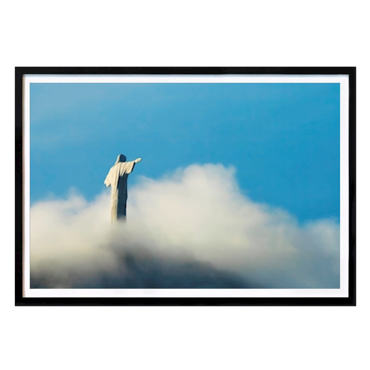 Animals Poster: Christ The Redeemer In Clouds by Ivan Sjögren