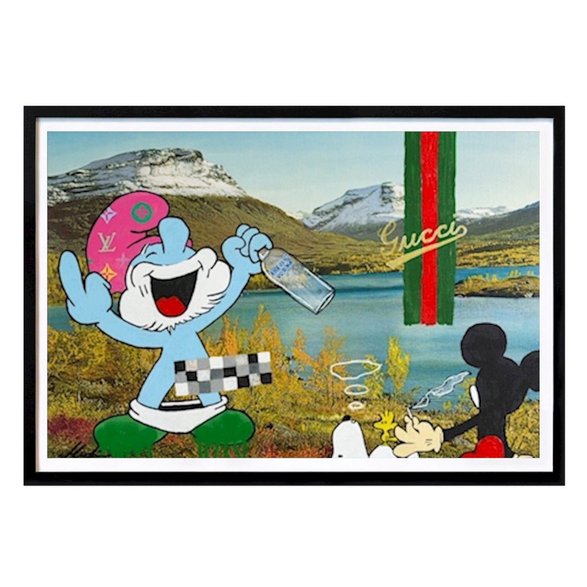 Pop Art Póster: Real wood de Mikael Lindgren