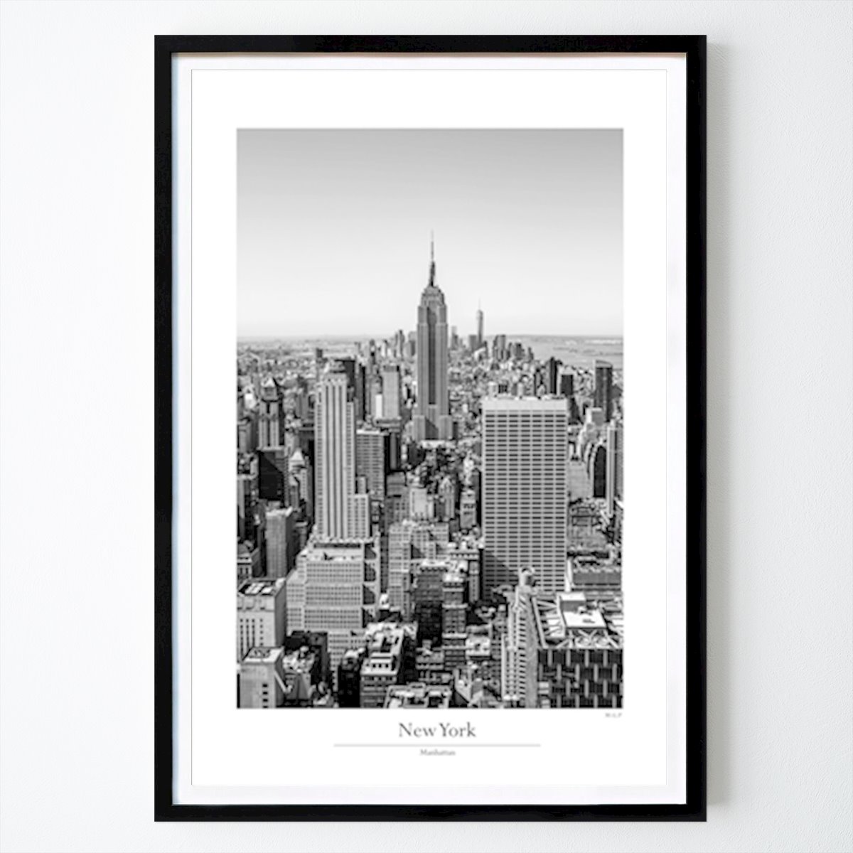 New York Juliste: New Yorkin Manhattan tekijänä Migge GP