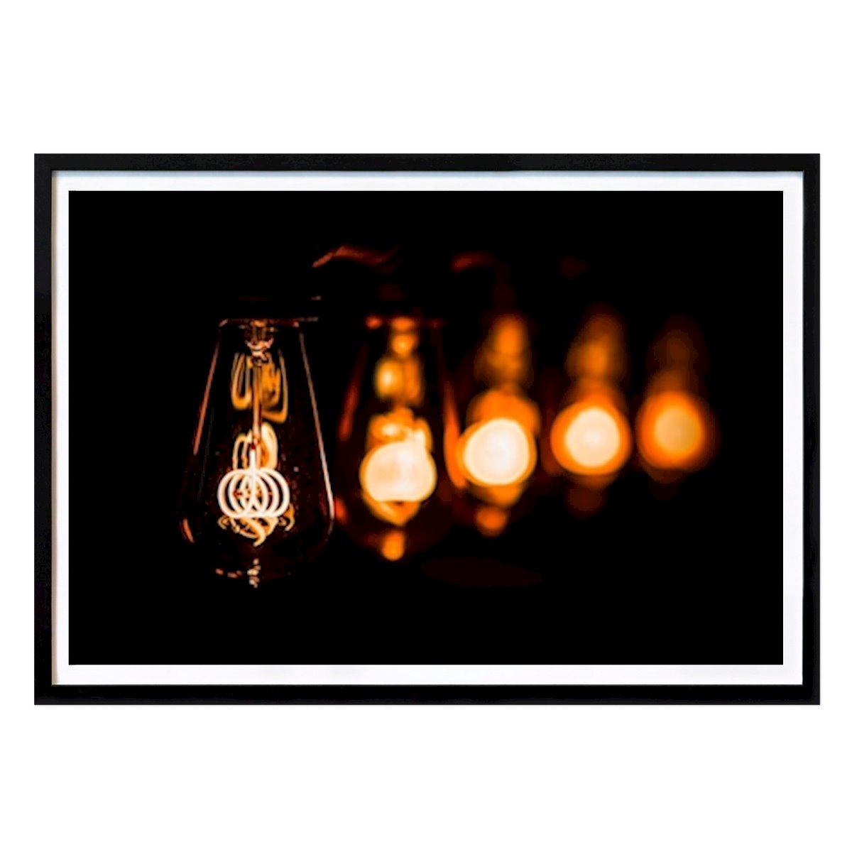 Retro & Vintage Poster: Lysande Lampan de Robin Nero