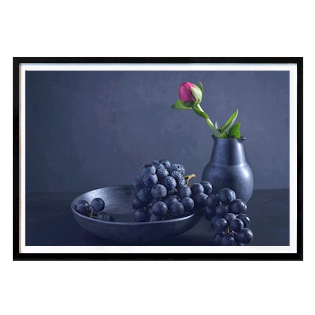 Botaniske Plakat: Druer av Carina Jacobsson