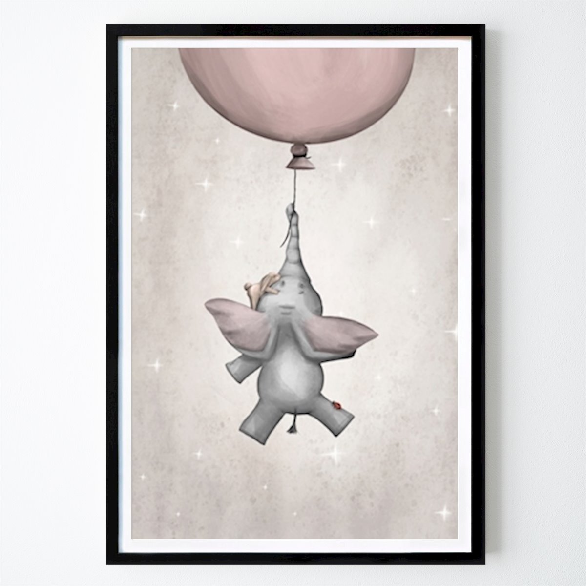 Enfants Affiche: Elephant volant par Hanna Sandgren