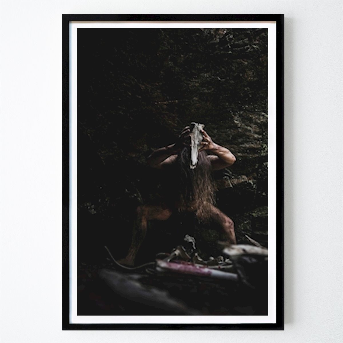 People & Portrait Poster: The butcher by Fanny Vedin