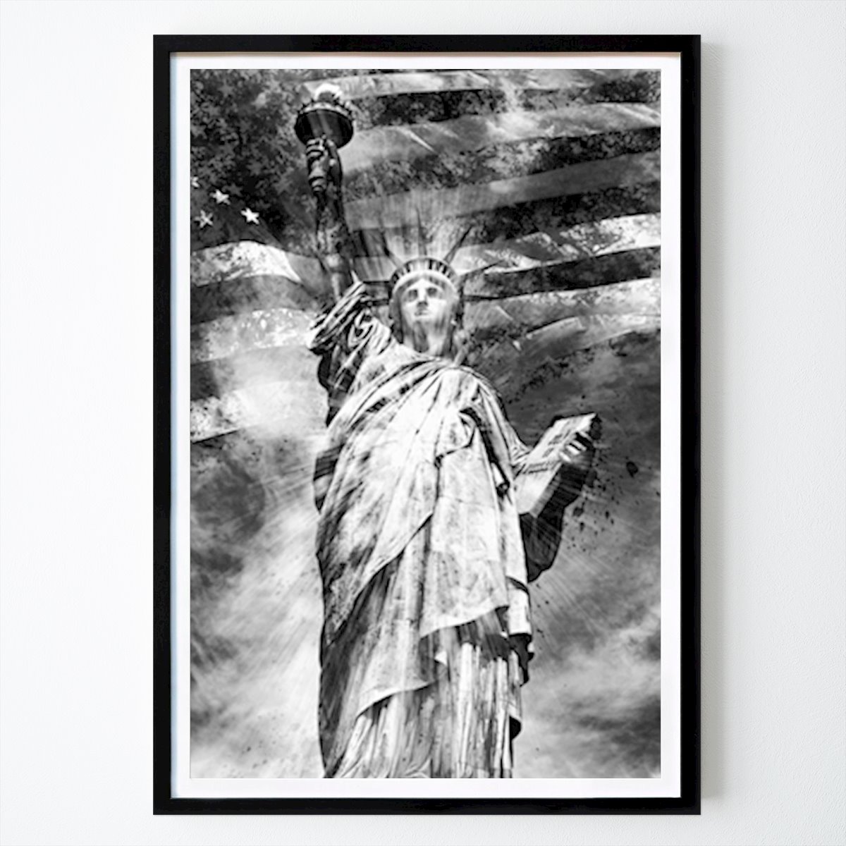 New York Poster: Modern KONST STATY AV FRIHET av Melanie Viola