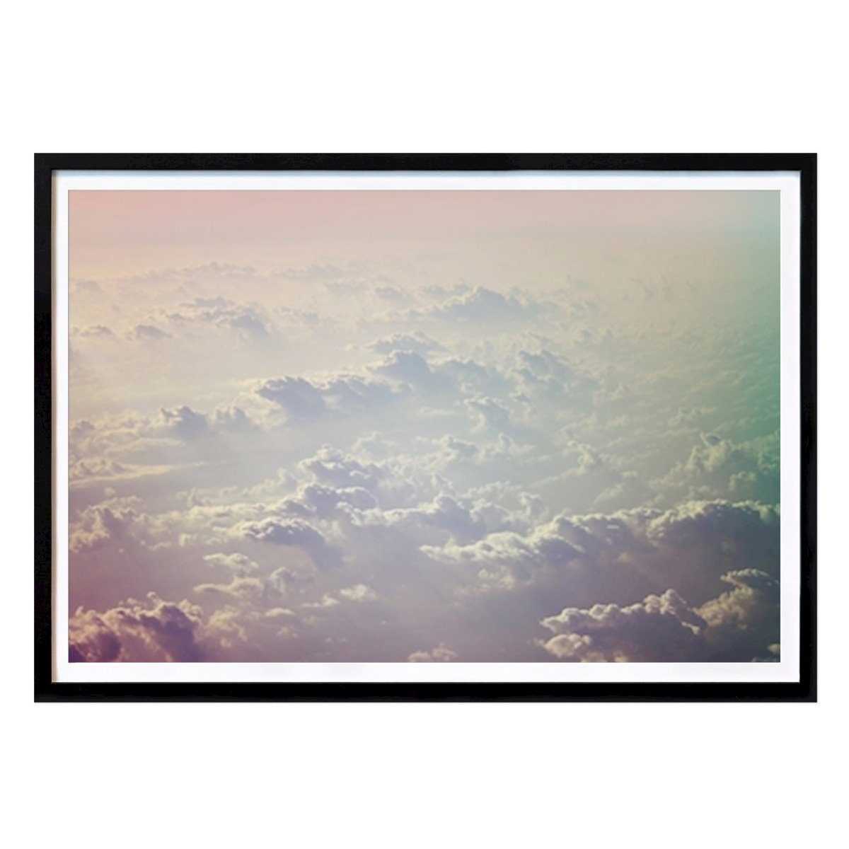 Abstracte kunst Poster: De luifel van de wolk van Visuelle _poesie by Sara Mathonia
