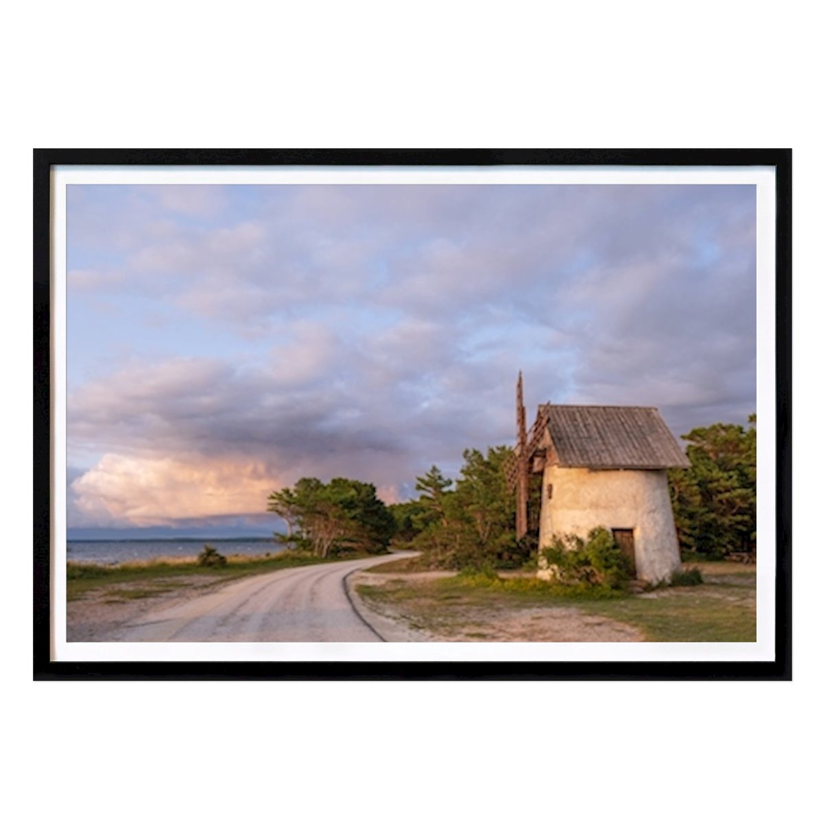 Natur Poster: Mühle an der Küste von Niklas Birgersson