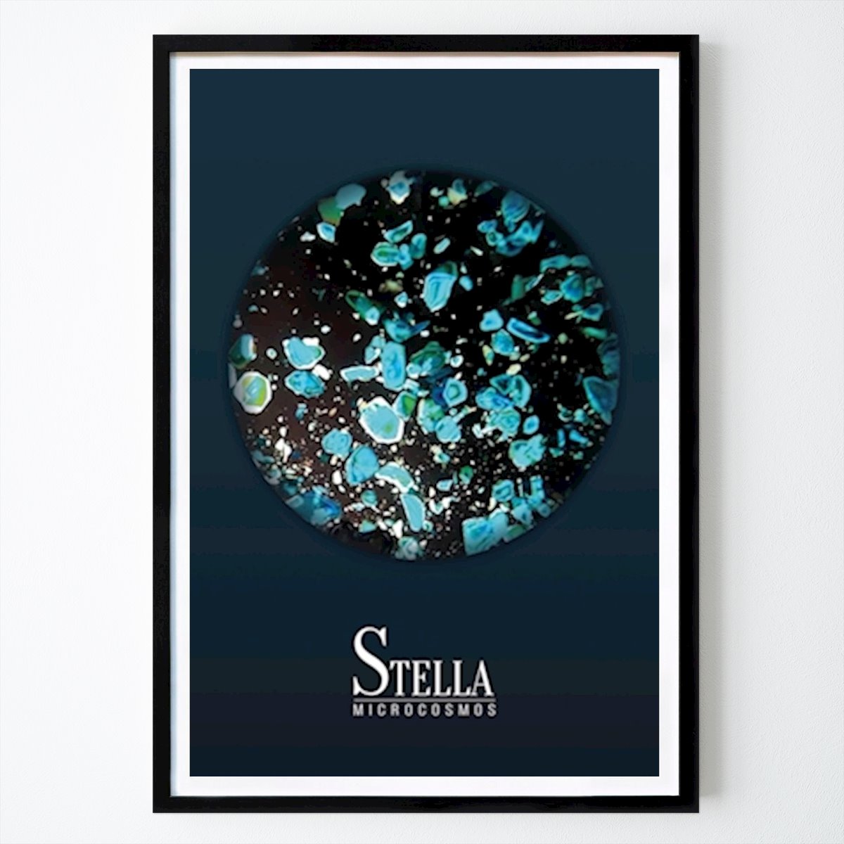 Abstract Poster: STELLA - BLUE by Microcosmos