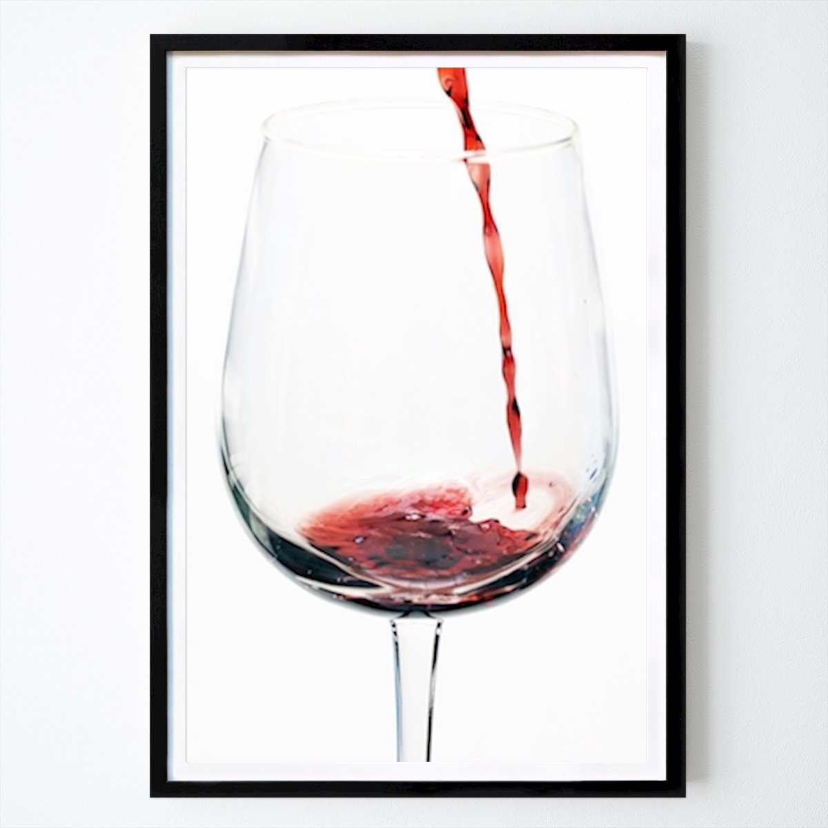 Kök Poster: Ett glas vin av Andrew Marais