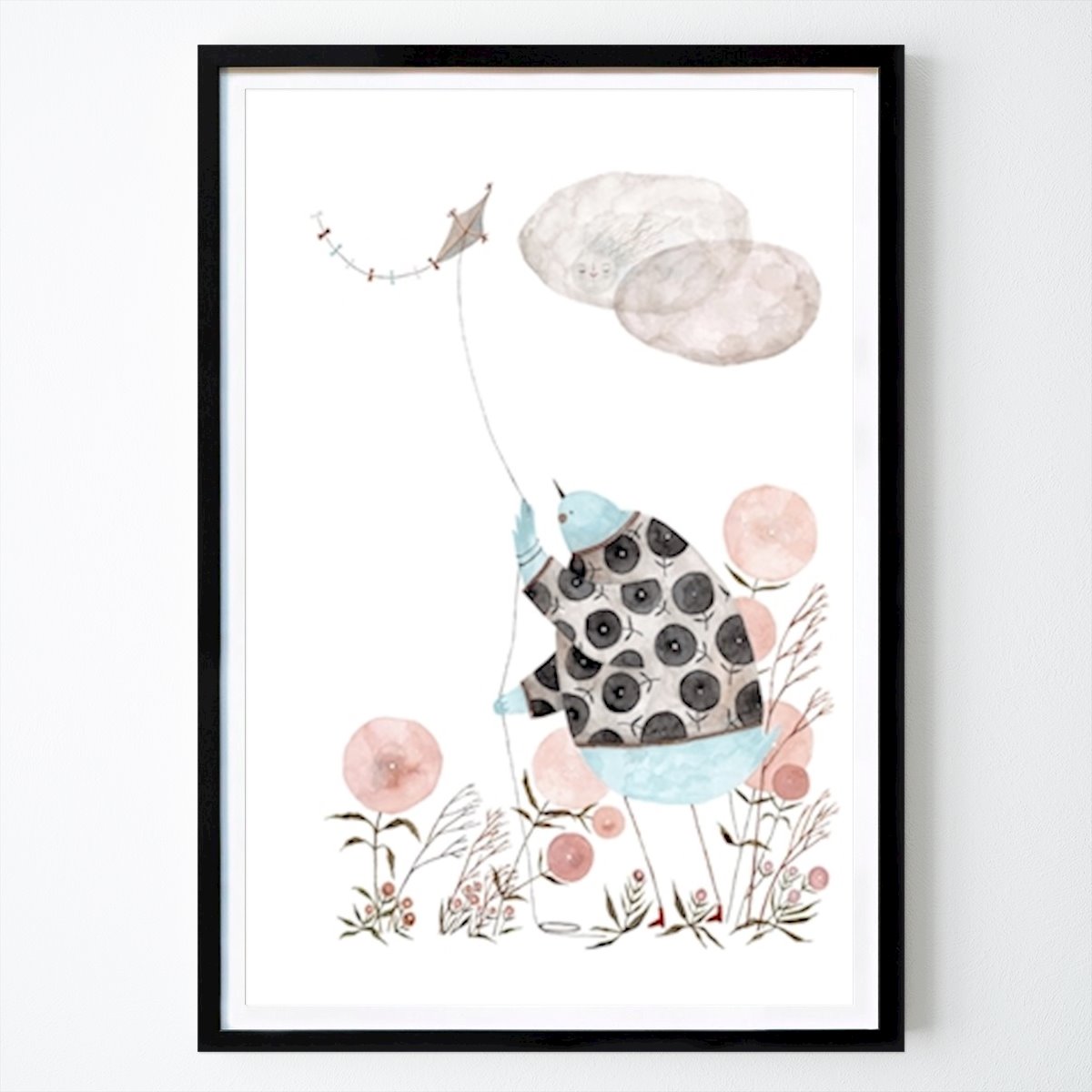 Illustration Affiche: Cerf-volant par Claudia Voglhuber by The Artcircle