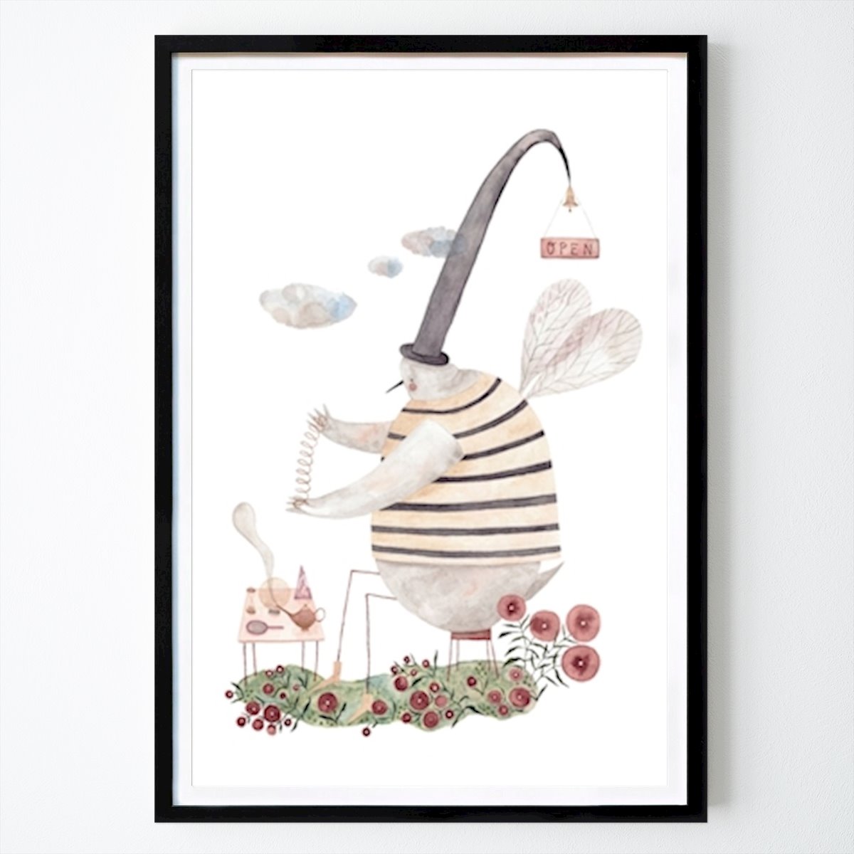 Kinder Poster: Wunder Shop von Claudia Voglhuber by The Artcircle