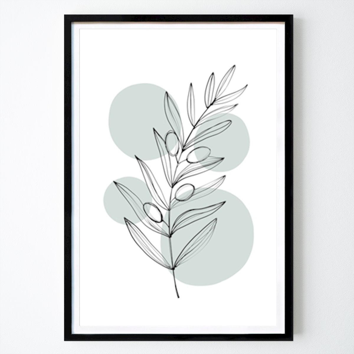 Botanical Poster: Delicate Botanicals – Olive by Alina Buffiere by The Artcircle