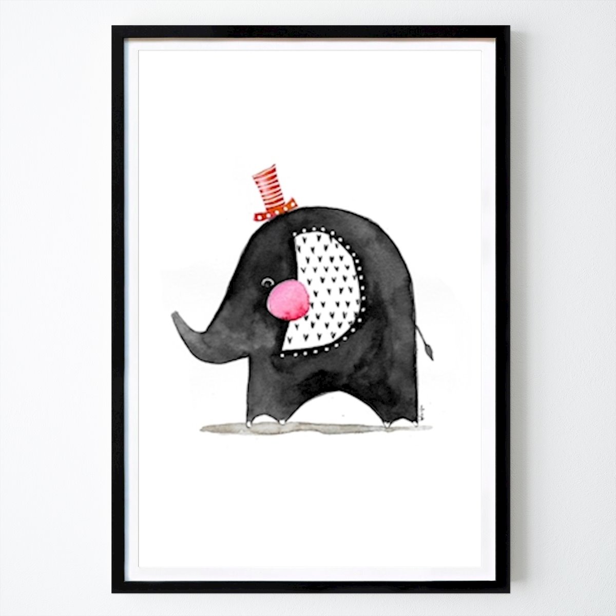 Deti Plagát: Party Elephant od Bianca Peters by The Artcircle