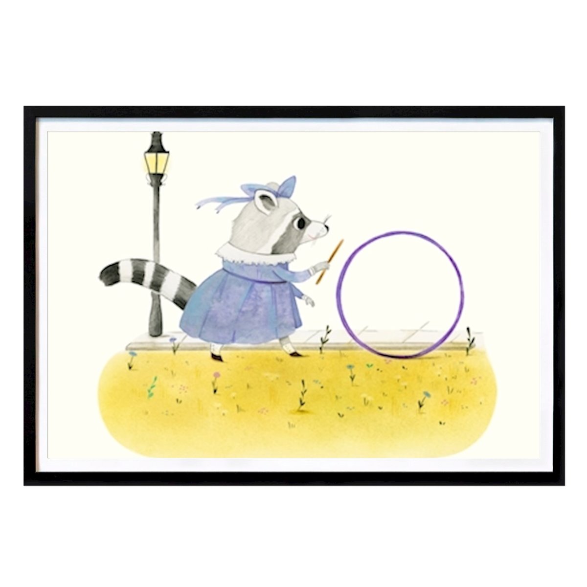 Kids Room Poster: Hoolahoop by Judith Loske by The Artcircle