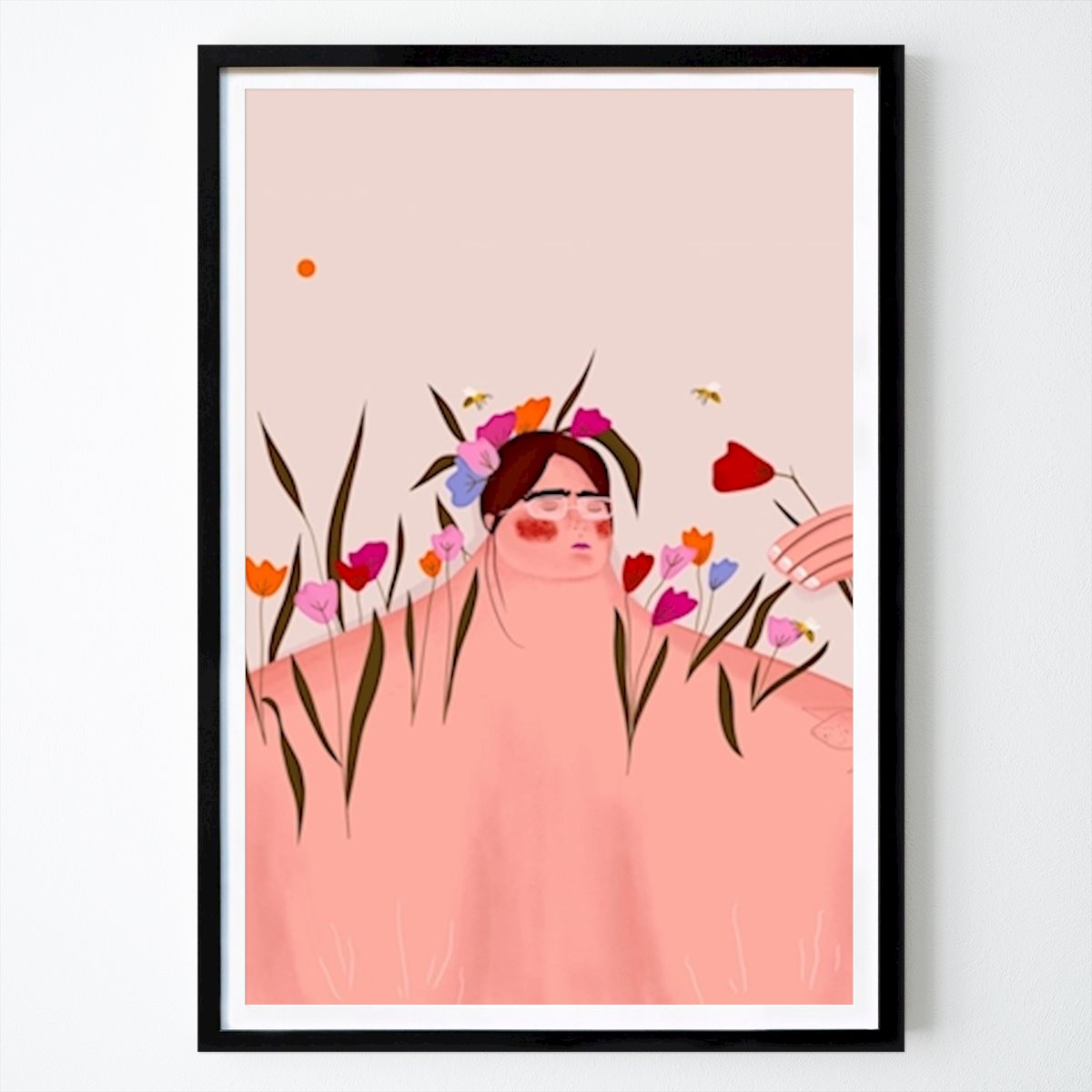 Flores & Plantas Póster: Salva a las abejas de Oh.Ofi by The Artcircle