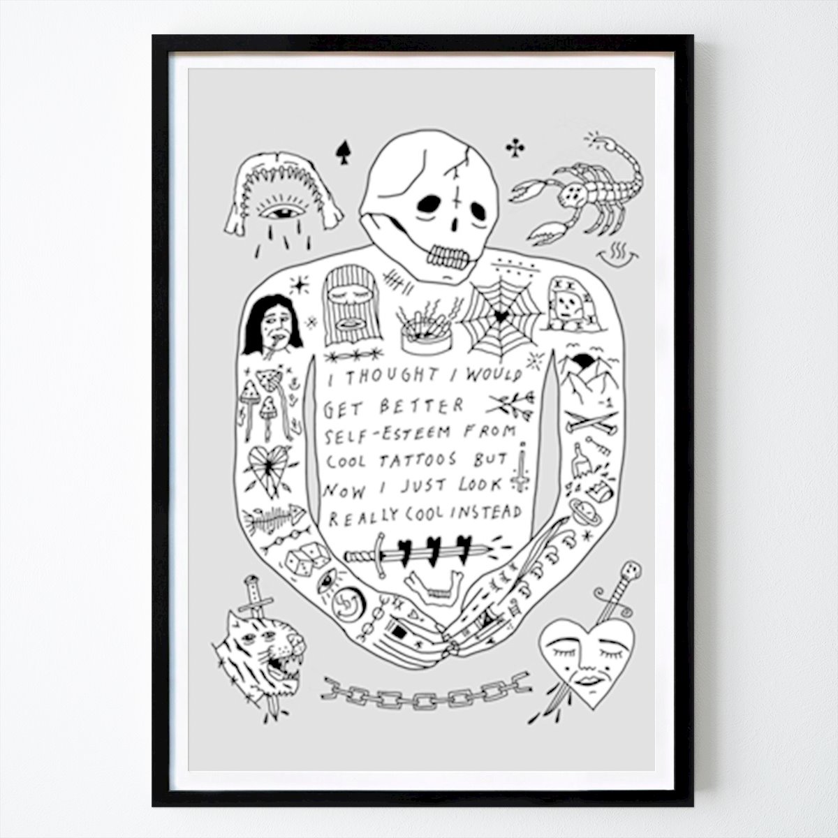 Detti Poster: Cool tattoos di Niklas hallberg