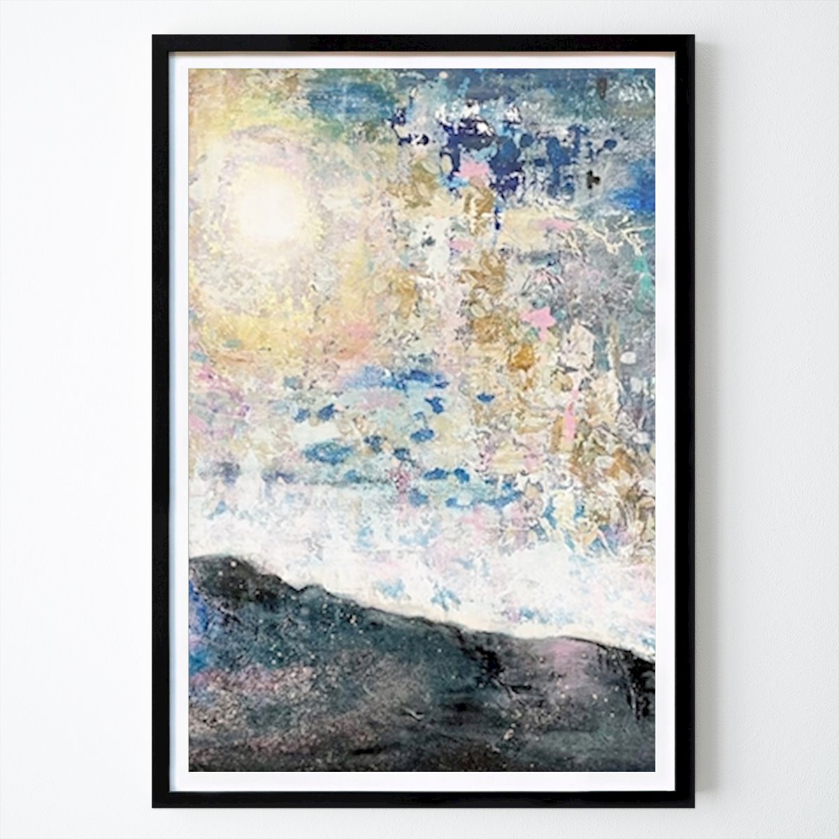 Abstract Poster: Moonlight by Carin Nerman