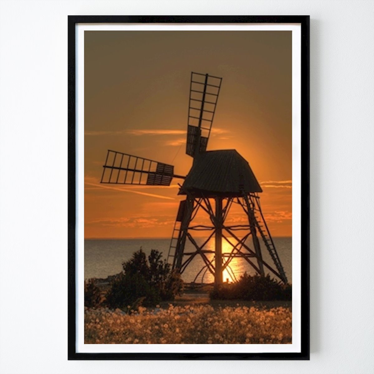 Natur Poster: Mühle von Jordhamn von Christoffer Rathjen