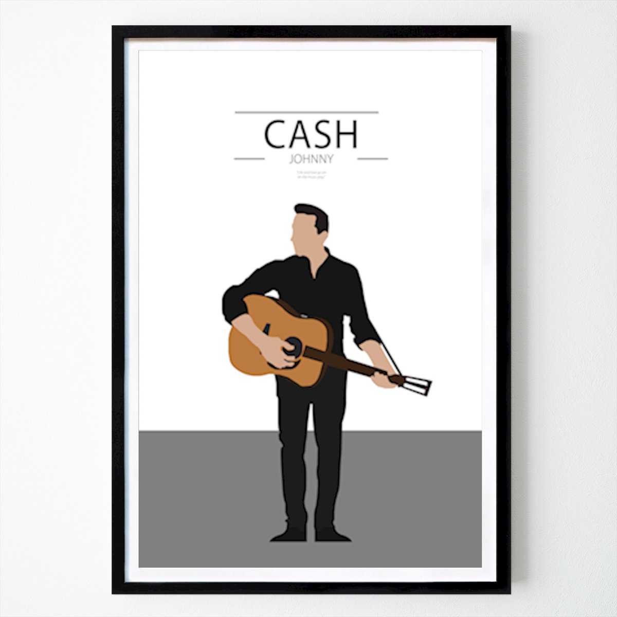 Música Póster: Póster de Johnny Cash de Lars Gustafsson