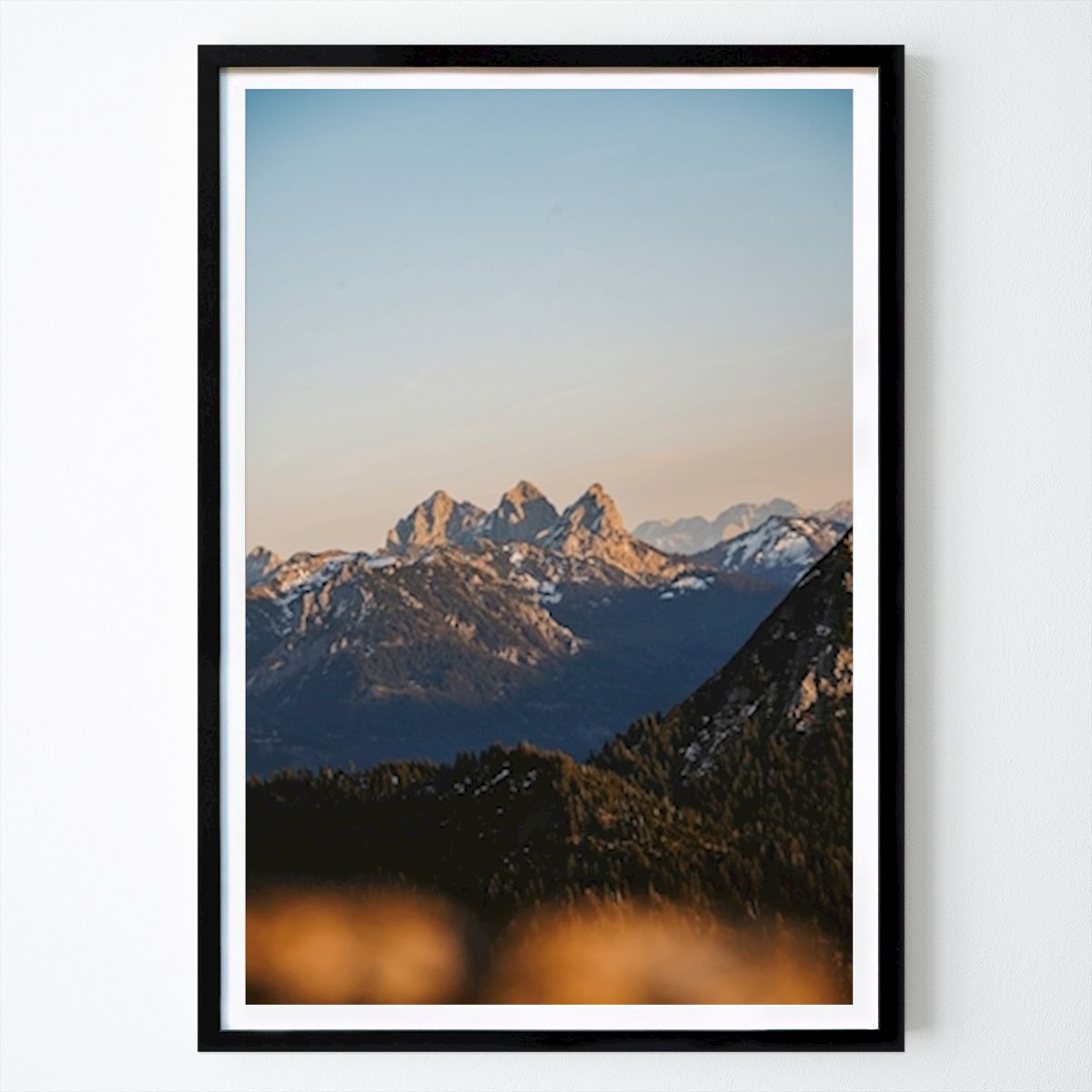 Hobby Poster: Sunset Mountain Peak av Annika Prestel
